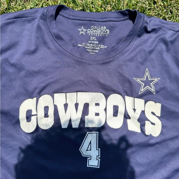 Y2K Dak Prescott Dallas Cowboys Jersey Tee - Picture 3 of 3